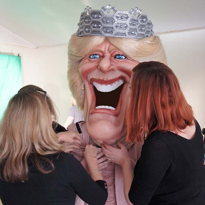 4 Itv bigheads Camila Parker Bowles