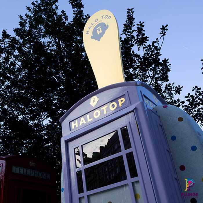 Bespoke phone box ice cream prop