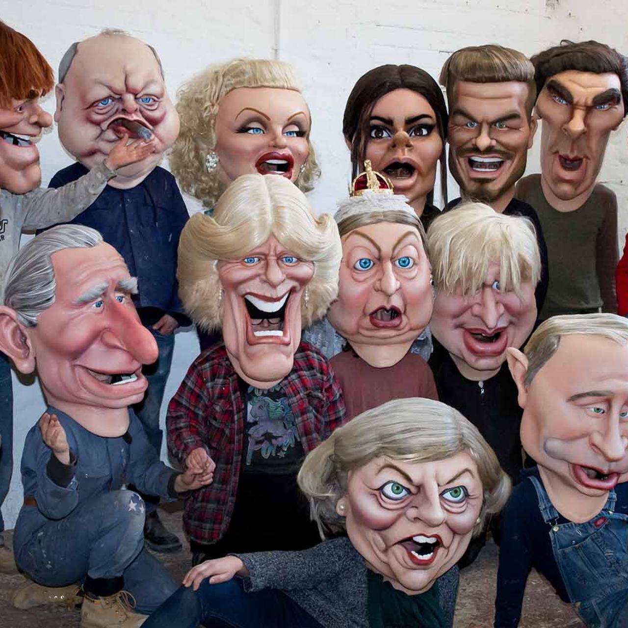 Big Heads ITV Costume Makers