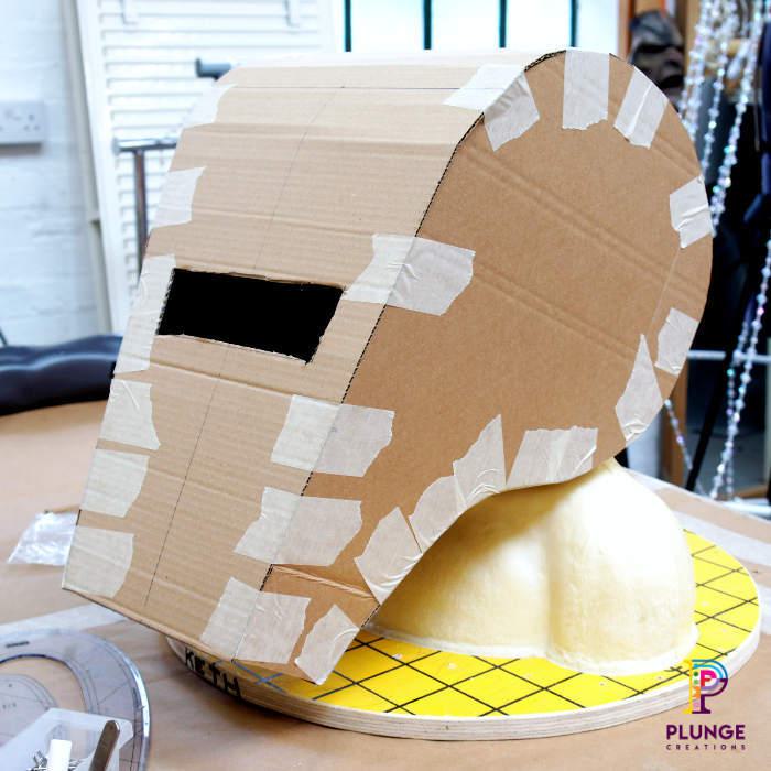 Costume Maker Masked Winger Soccer Aid Mascot Costume Maker Cardboard