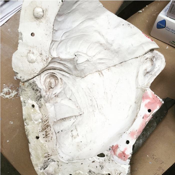 Derren Brown Thorpe Park Ghost Train Demon Mould making