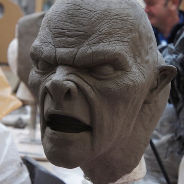 Derren Brown Thorpe Park Ghost Train Demon Sculpt