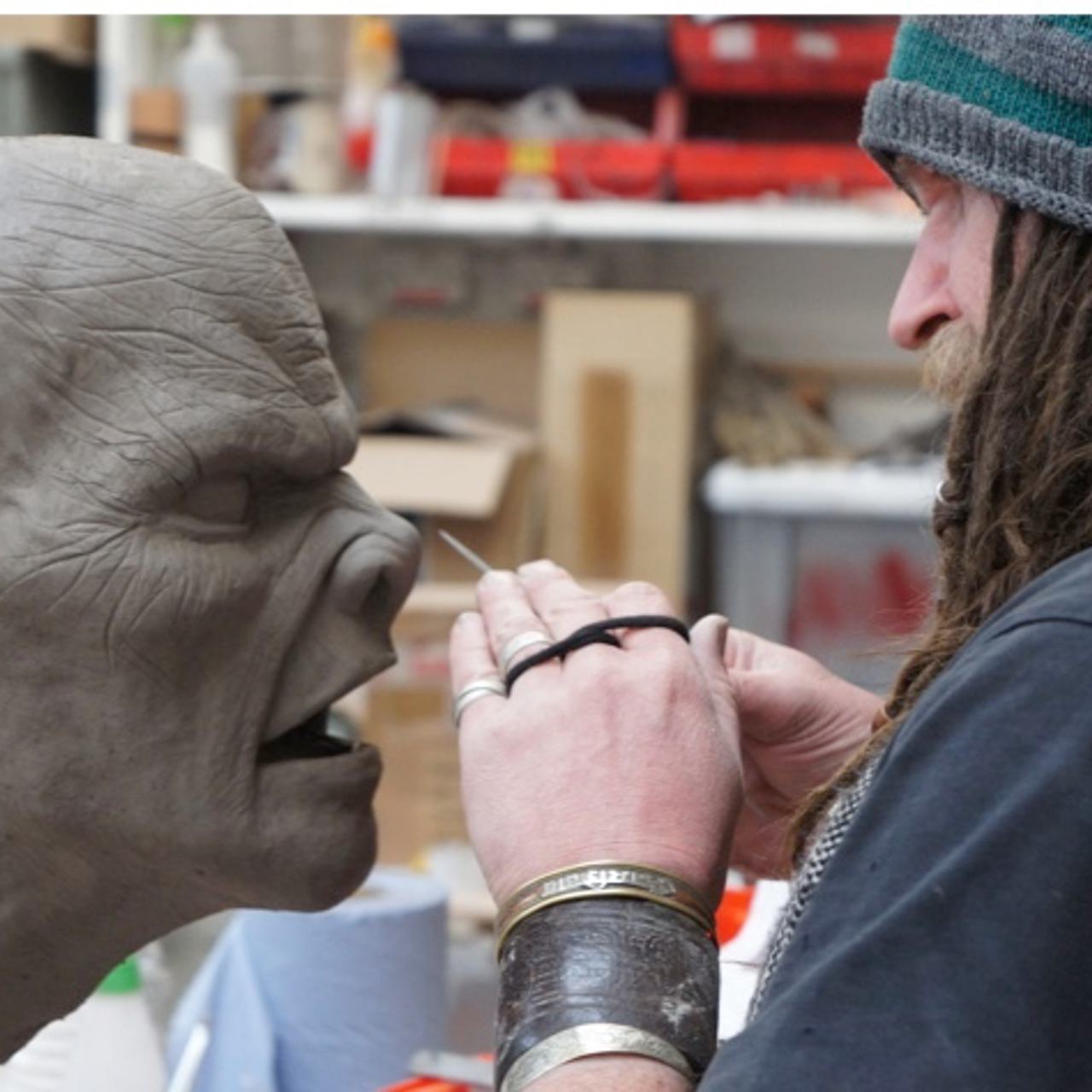 Derren Brown Thorpe Park Ghost Train Demon Sculpture