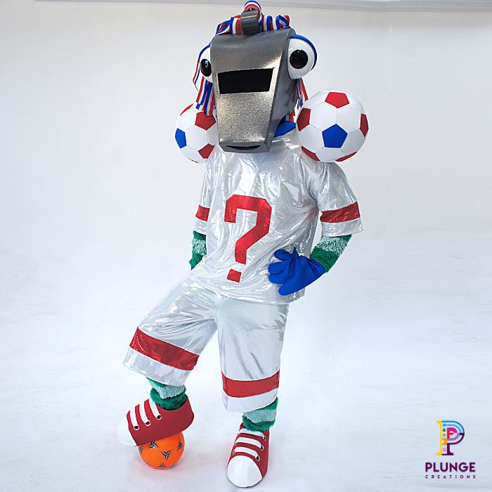 Masked Winger Soccer Aid Costume Maker Whistle Footballer