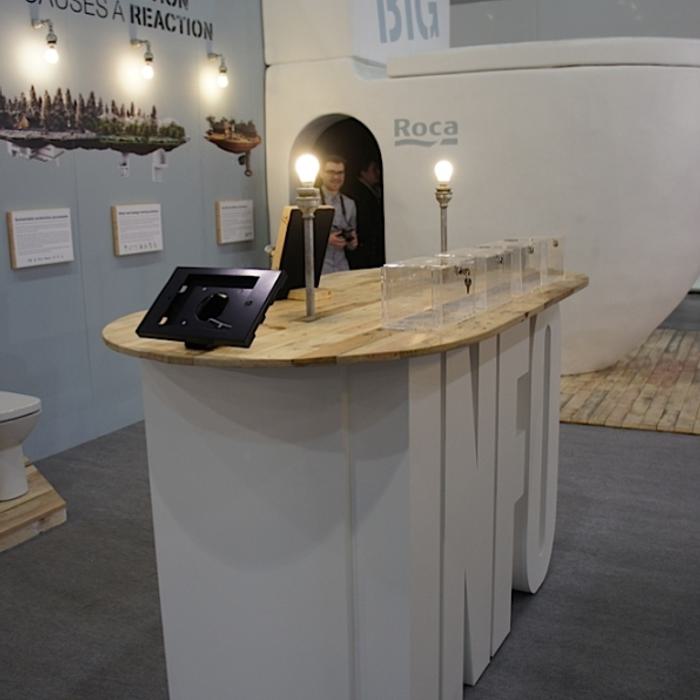 Bespoke Exhibition Stand for Roca Toilets and Taps