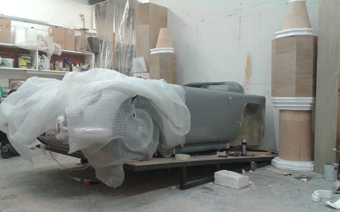 M&M James Bond car prop fibreglass sculpture