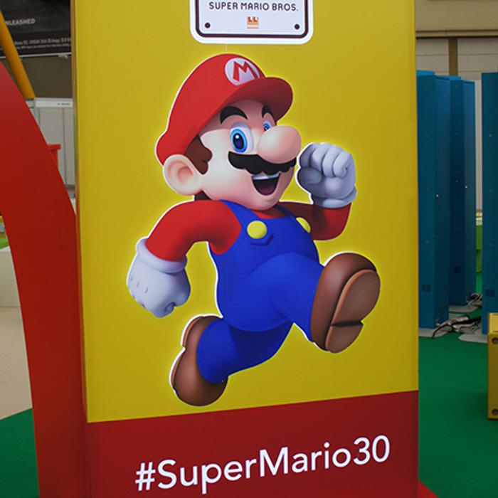 Super Mario Exhibition Stand bespoke event props