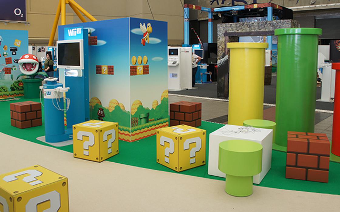 Super Mario Exhibition Stand London
