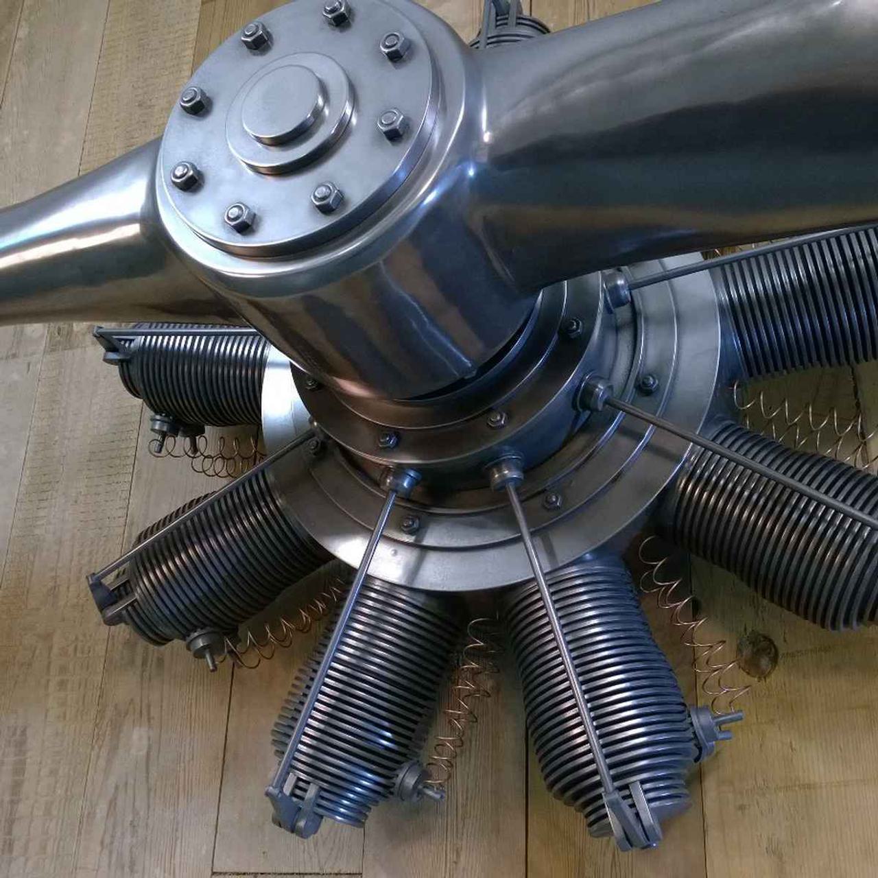 Ralph Lauren engine prop - Replica vintage aeroplane engine and prop