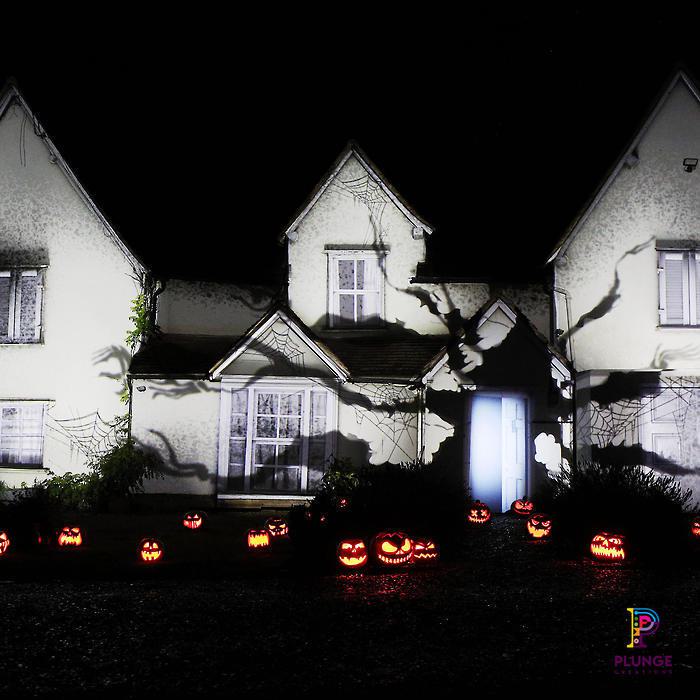 Samsung house lit up 4