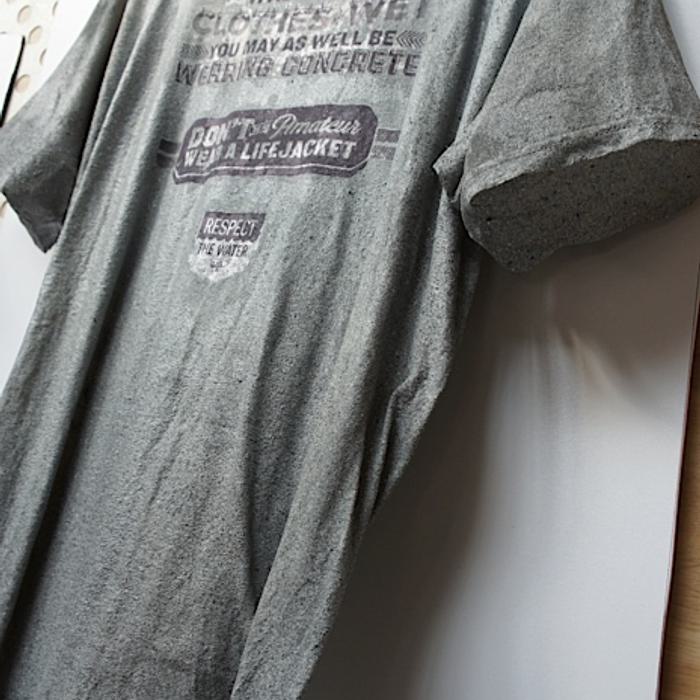 RNLI branded concrete clothing prop - T-shirt prop